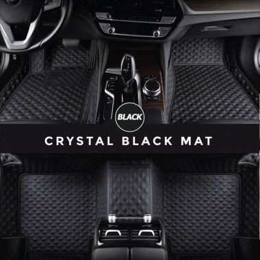 Best Black Crystal Elite Luxury Hybrid Car Floor Mats