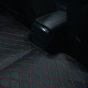 Best Universal Diamond Car Bed - Non-Inflatable Black and Red Stitching Luxury Leather Diamond Car Bed Mattress