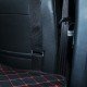 Best Universal Diamond Car Bed - Non-Inflatable Black and Red Stitching Luxury Leather Diamond Car Bed Mattress