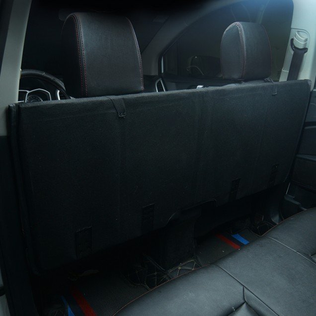 Best Universal Diamond Car Bed - Non-Inflatable Black and Red Stitching Luxury Leather Diamond Car Bed Mattress