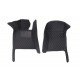Best Black and Black Stitching Luxury Leather Diamond Car Floor Mats Best Black and Black Stitching Luxury Leather Diamond Car Floor Mats