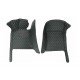Best Black and Green Stitching Luxury Leather Diamond Car Floor Mats Best Black and Green Stitching Luxury Leather Diamond Car Floor Mats