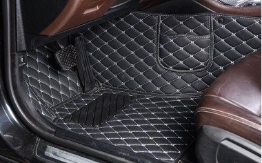 Best Luxury Leather Diamond Stitching Car Floor Mats