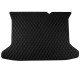 Best Black and Black Stitching Luxury Leather Diamond Trunk Base Mats Best Black and Black Stitching Luxury Leather Diamond Trunk Base Mats