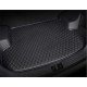 Best Black and Black Stitching Luxury Leather Diamond Trunk Base Mats Best Black and Black Stitching Luxury Leather Diamond Trunk Base Mats