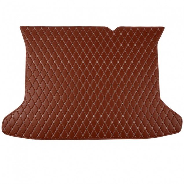 Best Brown Luxury Leather Diamond Trunk Base Mats Best Brown Luxury Leather Diamond Trunk Base Mats