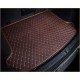 Best Dark Brown Luxury Leather Diamond Trunk Base Mats Best Dark Brown Luxury Leather Diamond Trunk Base Mats
