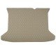 Best Grey Luxury Leather Diamond Trunk Base Mats