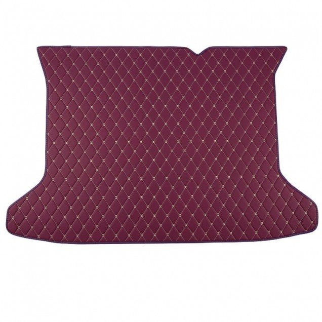 Best Purple Luxury Leather Diamond Trunk Base Mats