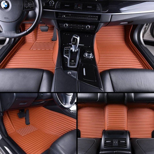 Best Luxury Leather Stripe Car Floor Mats Best Luxury Leather Stripe Car Floor Mats