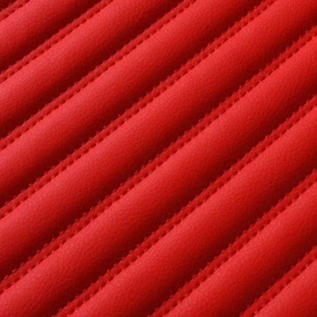 Best Red Luxury Leather Stripe Car Floor Mats Best Red Luxury Leather Stripe Car Floor Mats