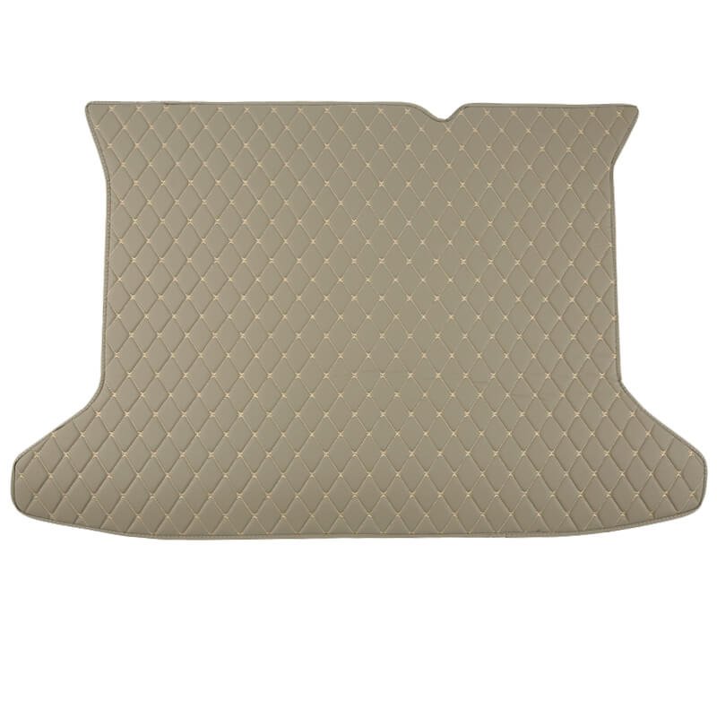 Best Grey Luxury Leather Diamond Trunk Base Mats