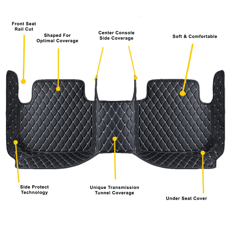 Best back seat complete cover diamond car mats